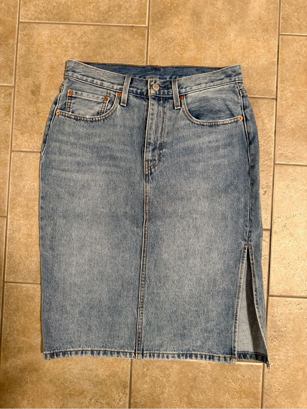 Vintage Levis Denim Skirt 30